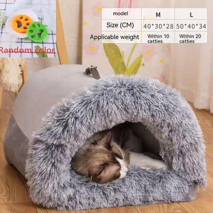 New Splice Portable Pet Nest Portable Autumn And Winter Warm Dog