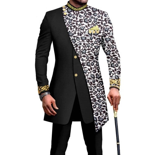 One Piece Dropshipping African Men's Slim L Two-piece Suit