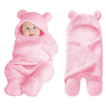 Baby Sleeping Bag Short Plush Padded Animal