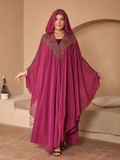 High-definition Muslim Shawl Hooded Cloak