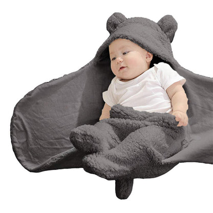 Baby Sleeping Bag Short Plush Padded Animal