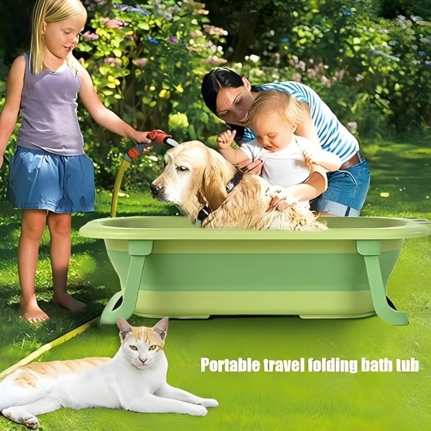 Foldable Pet Bath Tub