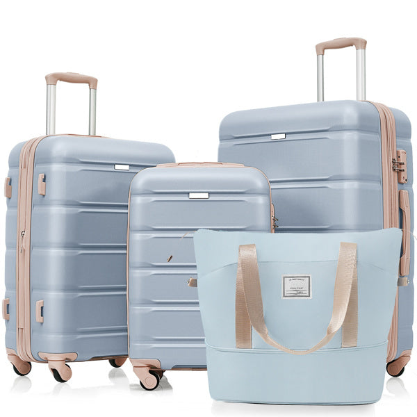 4-piece Luggage Set, 20 Inches With USB Port