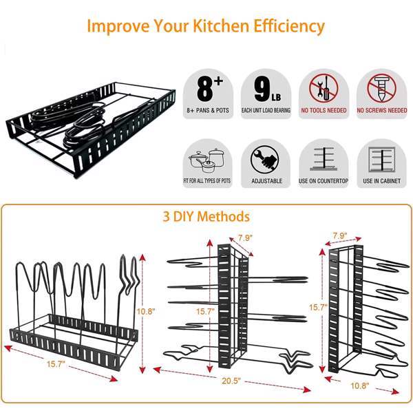 Kitchen Cabinets, Kitchenware Organizers