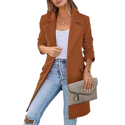 Women's Fashion Personality Woolen Cardigan Coat