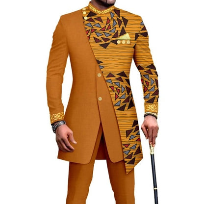 One Piece Dropshipping African Men's Slim L Two-piece Suit