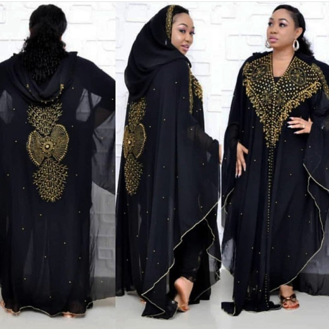 High-definition Muslim Shawl Hooded Cloak