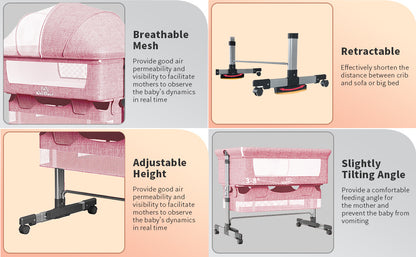 3-in-1 Bedside Crib