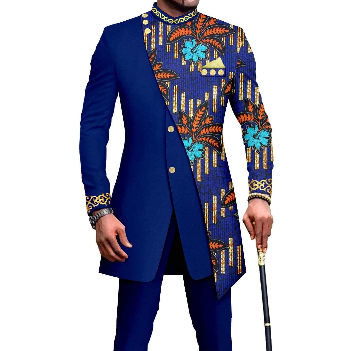 One Piece Dropshipping African Men's Slim L Two-piece Suit