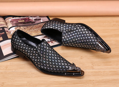 Versatile Casual Men's Slip-on Leather Shoes